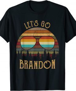 T-Shirt Let's Go Brandon Joe Chant Impeach Biden Vintage Retro