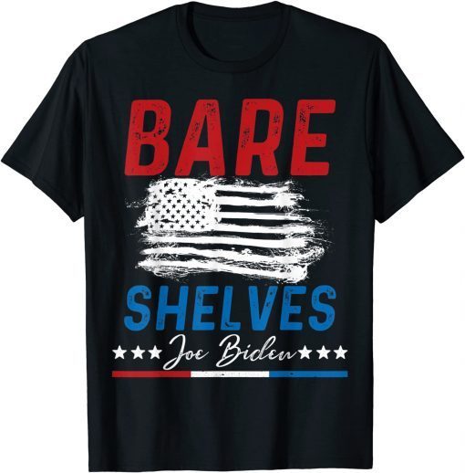 Bare Shelves Biden Funny Christmas Meme TShirt