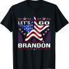 2021 Let's Go Brandon Conservative Anti Liberal US Flag T-Shirt