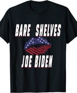 Bare Shelves Biden Funny Meme Anti Biden T-Shirt