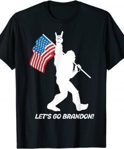 Let's Go Brandon American Flag Impeach Biden Unisex T-Shirts