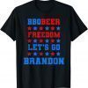 T-Shirt BBQ Beer Freedom Let's Go Brandon 2021 Funny Retro