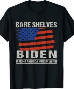 Bare Shelves Biden for Christmas Funny Meme Joe Biden T-Shirt