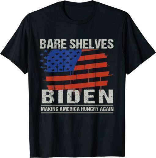 Bare Shelves Biden for Christmas Funny Meme Joe Biden T-Shirt