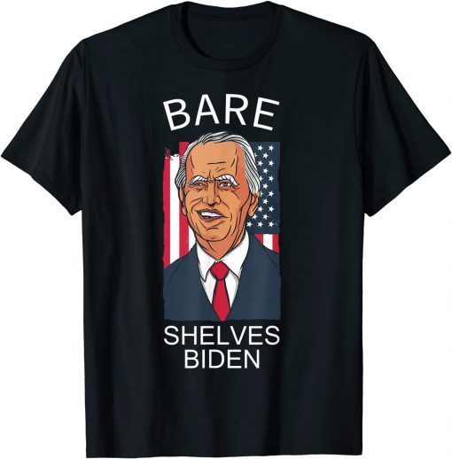 2021 Halloween Bare Shelves Biden Funny Meme T-Shirt