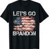 Official Let's Go Brandon Tee Conservative Anti Liberal US Flag Shirts