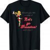 Let's Go Brandon 50's USA Drive in Diner Waitress Anti Biden Gift Tee Shirts