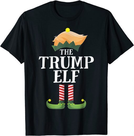 Official Trump Elf Matching Family Group Christmas Party Pajama T-Shirt