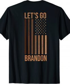 T-Shirt Let's Go Brandon - Biden Conservative Anti Liberal US Flag