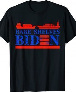 Official Let's Go Brandon ,Bare Shelves Biden Funny Meme T-Shirt