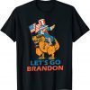 Official Let's Go Brandon Dabbing Trex Uncle Sam 2021 T-rex Lets Tee Shirt