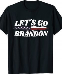 Lets Go Brandon Funny US Flag Men Women Vintage Shirts