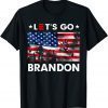 2021 Let's Go Brandon Joe Biden Impeach 46 USA Flag T-Shirt
