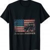 So God Made A Farmer USA Flag Patriotic Farming 2021 Tee Shirts