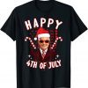 Classic Happy 4th of July Funny Christmas Joe Biden Xmas Pajama Gift T-Shirt