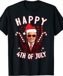 Classic Happy 4th of July Funny Christmas Joe Biden Xmas Pajama Gift T-Shirt