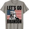 Let's Go Brandon Conservative Anti Liberal US Flag Anti Biden 2021 T-Shirt