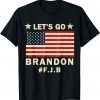 Let's Go Brandon Tee Conservative Anti Liberal US Flag #FJB Unisex T-Shirt