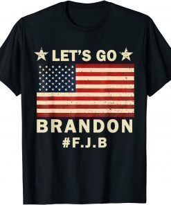 Let's Go Brandon Tee Conservative Anti Liberal US Flag #FJB Unisex T-Shirt