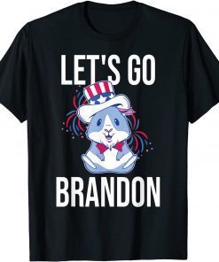 Funny Let's Go Brandon Biden Conservative Anti Liberal US Flag T-Shirt