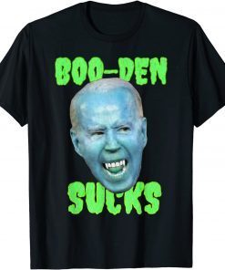 Official Boo Den Sucks Anti Joe Biden Vampire T-Shirt