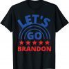 2021 Let's Go Brandon American Flag Impeach Biden Funny Men Women Gift Shirts T-Shirt
