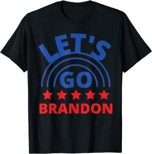 2021 Let's Go Brandon American Flag Impeach Biden Funny Men Women Gift Shirts T-Shirt