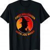Halloween Joe Biden Witch Hat Vintage Retro Gift Tee Shirt