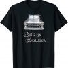 Classic Let's Go Brandon Hotrod 55 Vintage Race Christmas Anti Biden T-Shirt