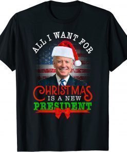 Official Trump Christmas Anti Biden 2020 Voter Men Women Meme T-Shirt