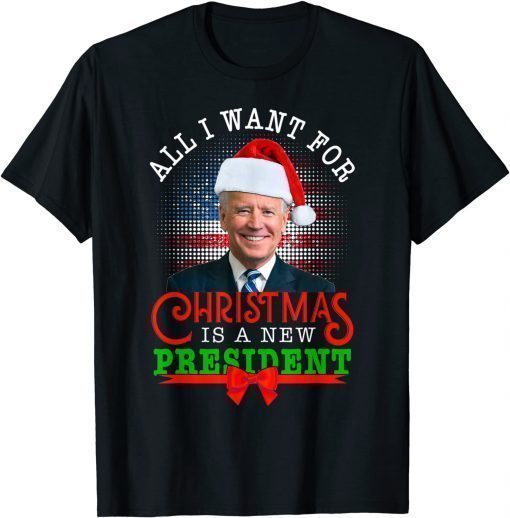 Official Trump Christmas Anti Biden 2020 Voter Men Women Meme T-Shirt