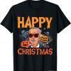 Funny Happy Christmas Funny Anti Joe Biden Gift Tee Shirt