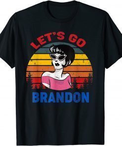 2021 Lets Go Brandon Let's Go Brandon Funny Men Women Vintage T-Shirt