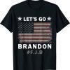 2021 Anti Biden Let's Go Brandon Tee Conservative Anti Liberal US Flag T-Shirt