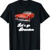 Let's Go Brandon Hotrod 55 Vintage Race Christmas Anti Biden Unisex Tee Shirts