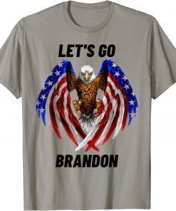 Tee Shirt Let’s Go Brandon Conservative US Flag Gift