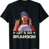 Let's Go Brandon Conservative Anti Liberal US Flag 2021 Unisex TShirt