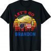 Fuck Joe Biden Lets Go Brandon Let's Go Brandon Funny Men Women Vintage Funny T-Shirt