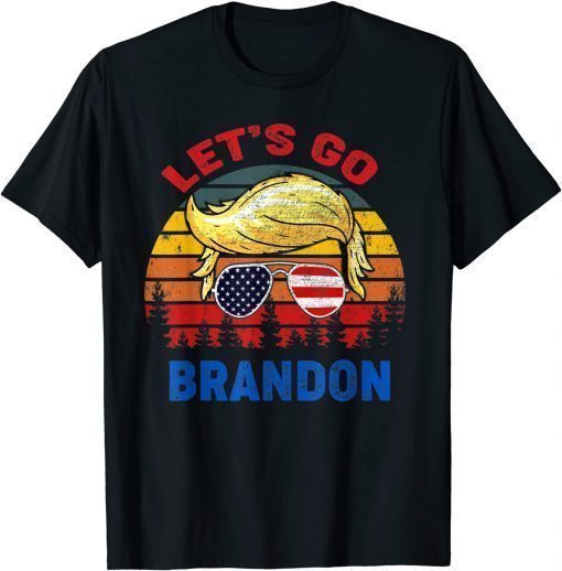 Fuck Joe Biden Lets Go Brandon Let's Go Brandon Funny Men Women Vintage Funny T-Shirt