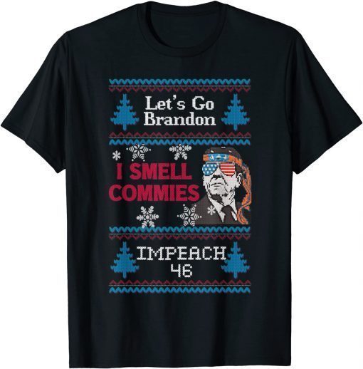 Funny Lets Go Brandon Shirt Ronald Reagan Pro USA Anti Joe Biden T-Shirt