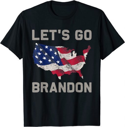 Official Let's Go Brandon Lets Go Brandon US Flag Men Women Shirts