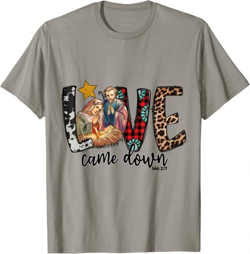 Shirts Western Leopard Cowhide Love Came Down