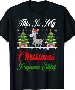 Xmas Lighting This Is My Donkey Christmas Pajama 2021 Shirts