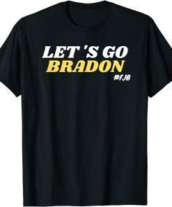 T-Shirt Let's Go Brandon American Flag Retro Vintage