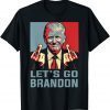 T-Shirt Trump Middle Finger Biden Let's Go Brandon Conservative Anti
