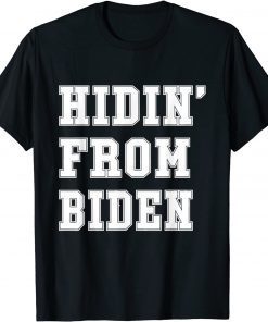 Official Nice brittany aldean Hidin' From Biden T-Shirt