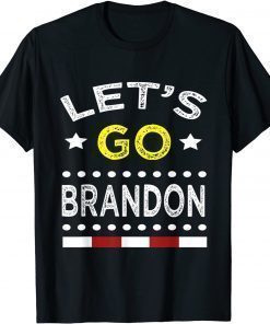 Classic Lets Go Brandon US Flag Shirt Conservative Shirt T-Shirt