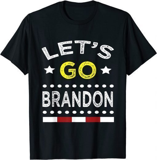 Classic Lets Go Brandon US Flag Shirt Conservative Shirt T-Shirt