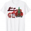 Let's Go Brandon Gnome Vintage CHRISTMAS Truck Anti Biden Shirts