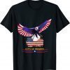 Vintage American Flag Eagle Let’s Go Brandon Conservative US Shirts